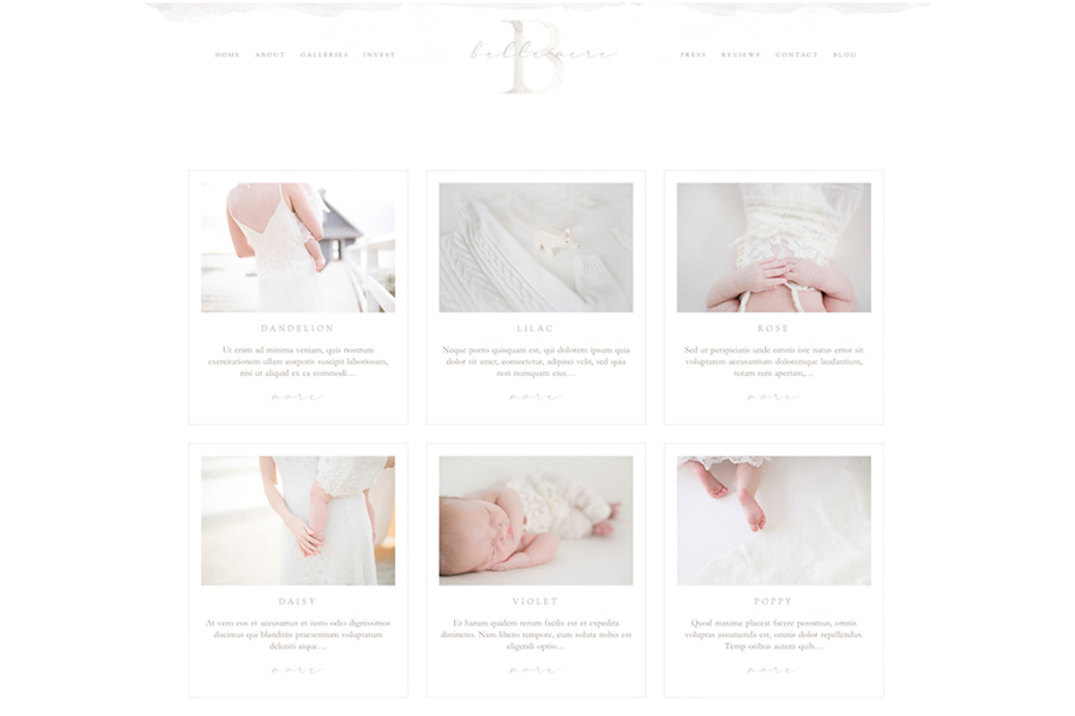 Belle Mère ProPhoto 6 Template, a Templates & Theme by Red Met Yellow Creative (Photo 12 of 14)