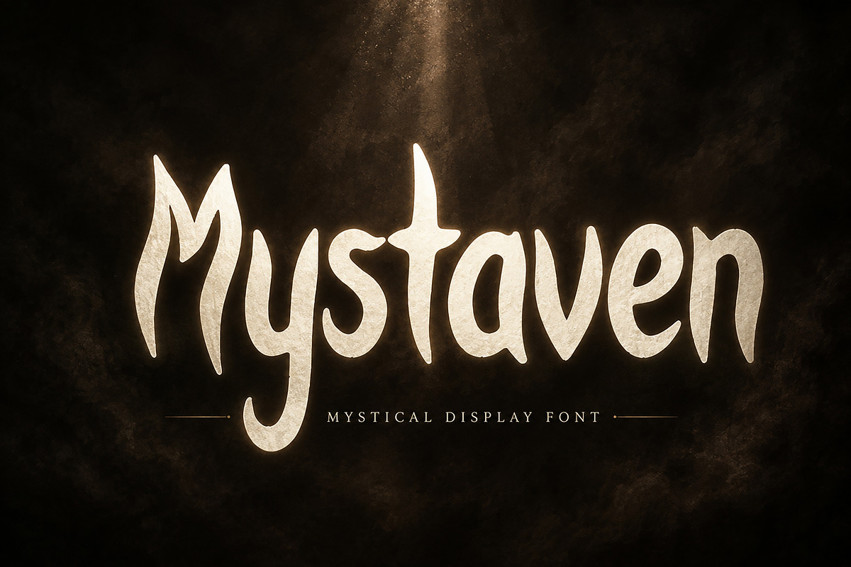 Mystaven, a Serif Font by Wow Magic (Photo 1 of 4)