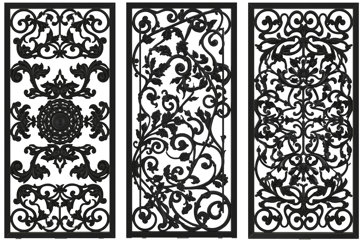 Elegant Lasercut Panel Vector Set, an Illustration by Amazin_art (Photo 19 of 21)