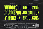 Violent Brave Brutalism Typeface, a Blackletter Font by alit design (Thumbnail 7 of 22)