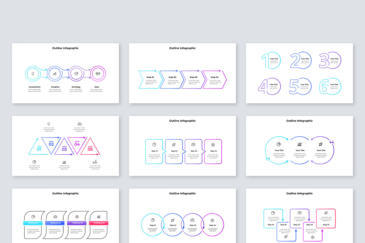 Outline Canva Animated Infographics, a Presentation Template by Abert (Photo 7 of 12)