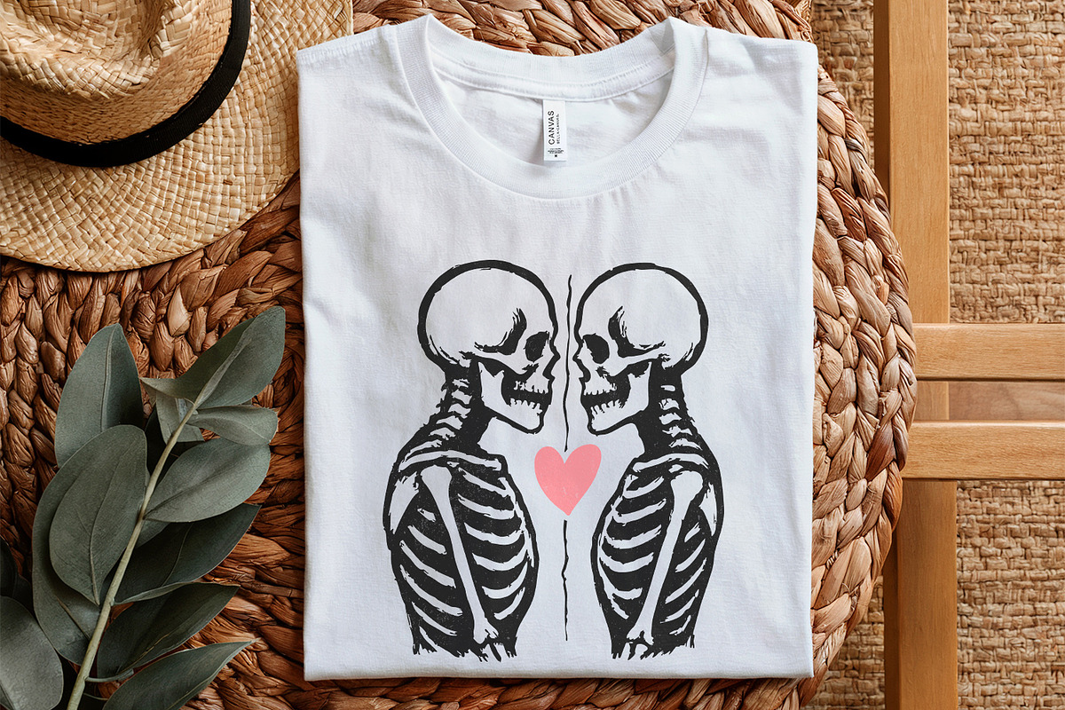 Skeleton Lovers PNG, Valentine, an Illustration by SharpMarketplace (Photo 5 of 9)