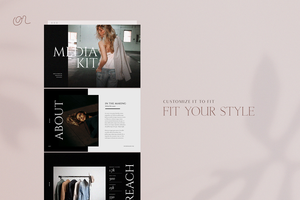 Influencer Media Kit Template (8pgs), a Marketing Template by Signture Muse Design (Photo 6 of 8)