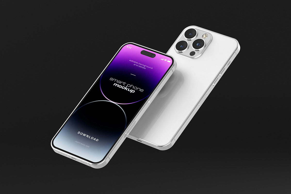iPhone 14 Pro Max MockUp, a Product Mockup by PSD Market (Photo 18 of 20)