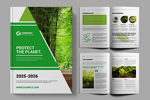Environment ECO Brochure Template, a Brochure Template by MightyDesign