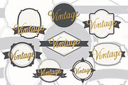 8 Vintage Badge, an Illustration by SasiHouse (Thumbnail 2 of 2)