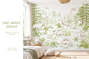 Watercolor Dinosaur Collection, an Animal Illustration by Liliia Polos Illustration (Thumbnail 9 of 11)