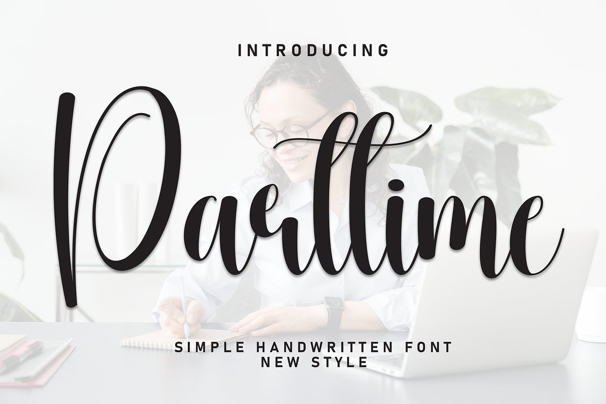 Parttime | Script Font, a Handwritten Font by Scratchones (Photo 1 of 8)