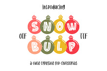 Snow Bulp Font - Symbols Font