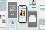 Wellness Coach Social Media Bundle, a Social Media Template by DigiPax (Thumbnail 4 of 15)