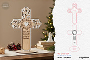 Christian Standing Cross SVG Bundle, a Decorative Illustration by svgocean (Thumbnail 5 of 11)