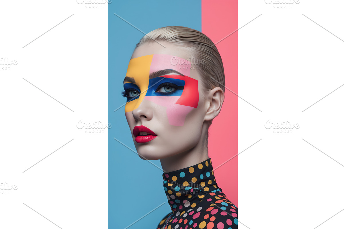Fashion portrait of a woman with, an Illustration by tilialucida