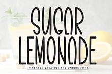 Sugar Lemonade | Script Font