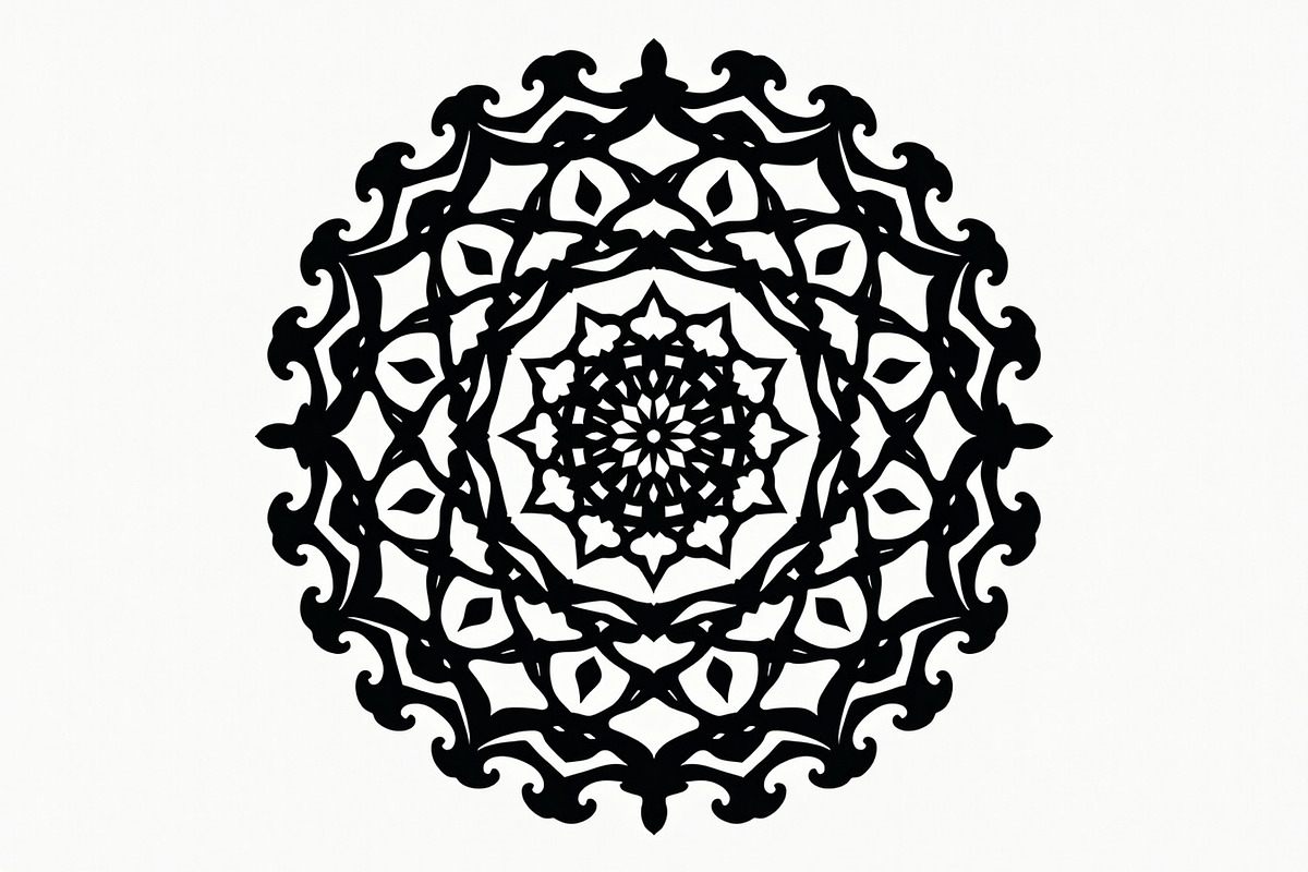 Circular Geometric Laser Cutting Bun, an Object Graphic by Creativeshirt (Photo 3 of 17)