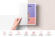Magazine Cover Mockup, a Product Mockup by DesignNeutrons (Thumbnail 2 of 6)