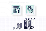Plumbing | 32 Icons Set, an Outline Icon by Marina Silence (Thumbnail 9 of 17)