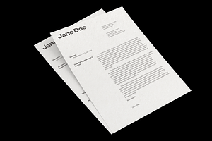CV/Resume & Cover Letter Template_01, a Resume Template by Akreatipe