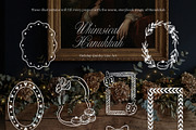 Whimsical Hanukkah: Holiday Line Art, a Seasonal Illustration by divanovskaya_nv (Thumbnail 12 of 16)