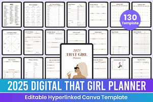 2025 Digital That Girl Planner Canva