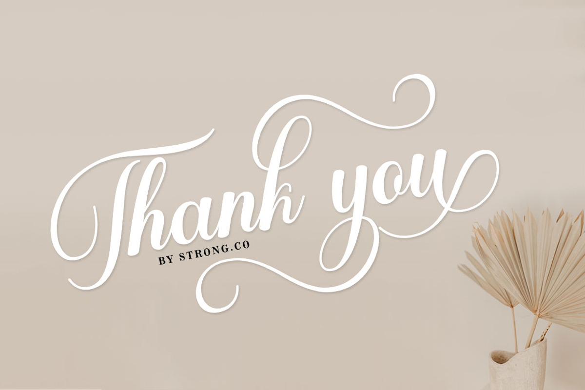 September Rain Script, a Script Font by Strong.co (Photo 8 of 8)