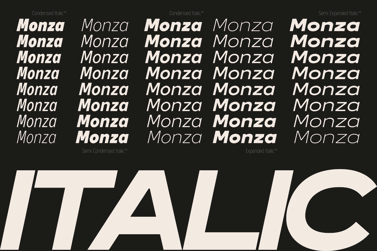 GC Monza - Complex Modern Sans, a Sans Serif Font by Glyphonic (Photo 6 of 31)