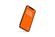 Realistic iPhone Mockup, an iPhone Mockup by Templeste (Thumbnail 1 of 3)