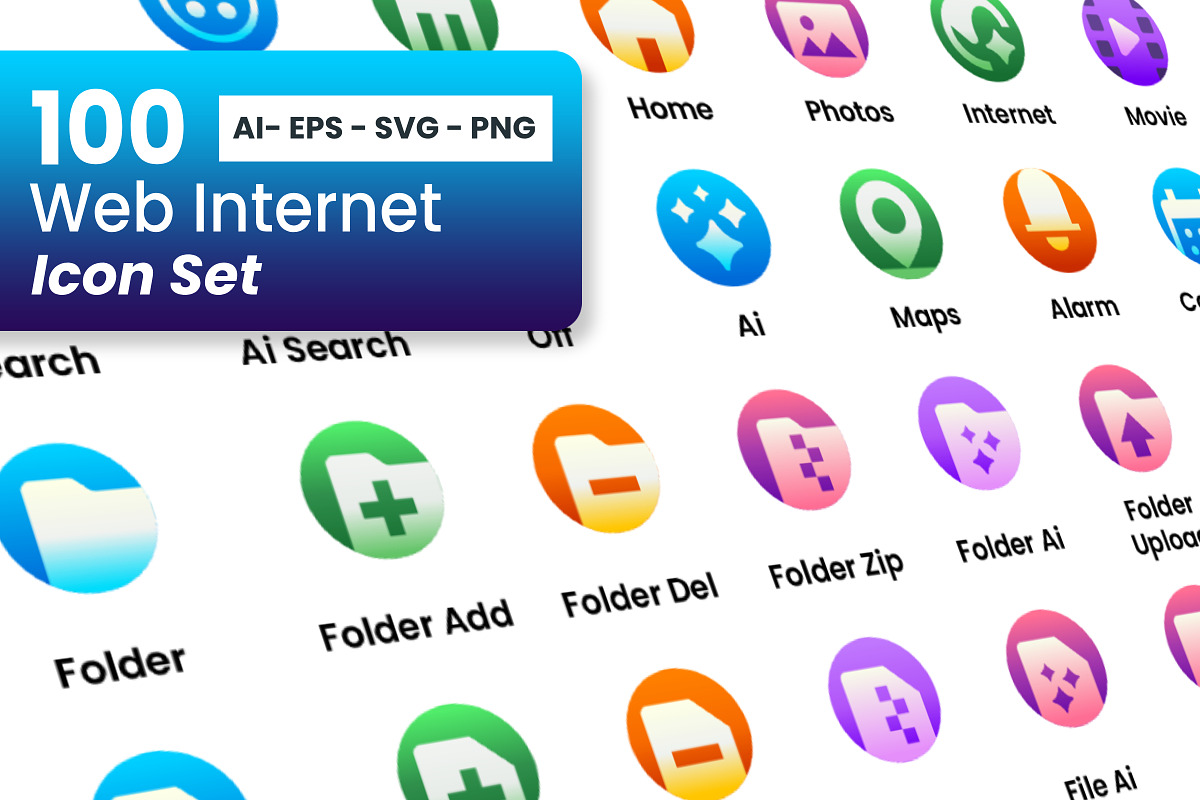100 User Interface Web Internet, an Icon by Design_Planet (Photo 1 of 4)
