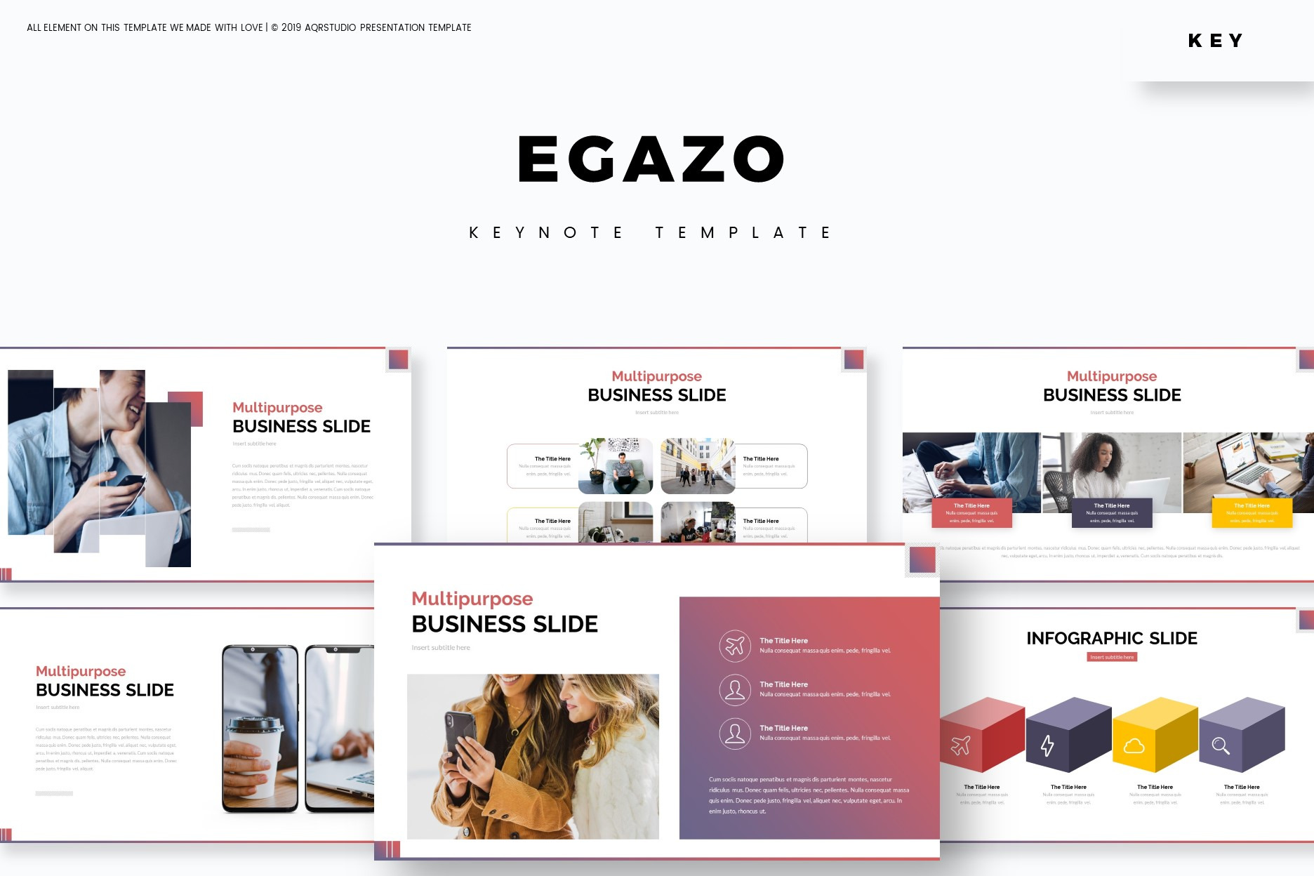 Egazo - Keynote Template, a Presentation Template by AQR Studio