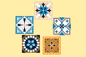 Ornamental Tile Asset Illustration, a Decorative Illustration by graphicook