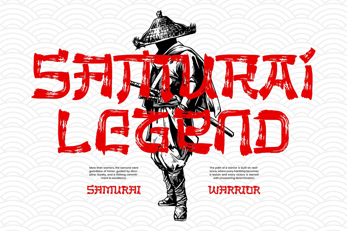 The Last Shuriken - Rough Version, a Handwritten Font by Arterfak Project (Photo 8 of 13)