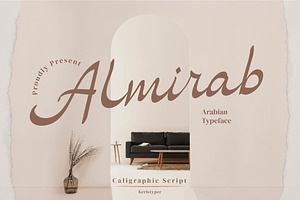 Almirab, a Script Font by kerismaker