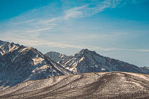 Mountain ranges containing mammoth mountain, mountain range, and mountains