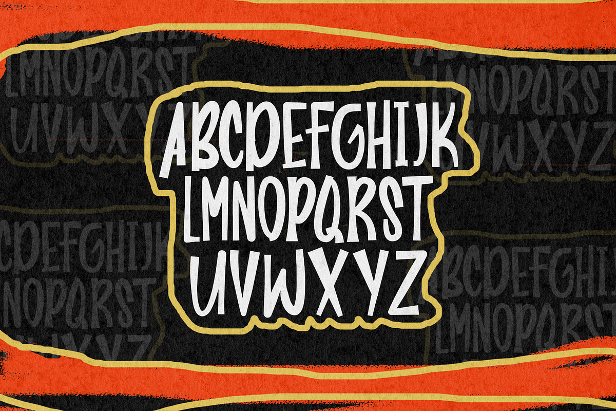 Pumpirols Handmade Display Font, a Sans Serif Font by Maulana Creative (Photo 6 of 8)