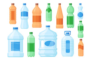 Mineral water packaging. Plastic, an Illustration by Stock-Smart-Start