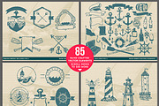 SET SAIL - Nautical Vectors, an Illustration by Electric Treehaus (Thumbnail 2 of 4)