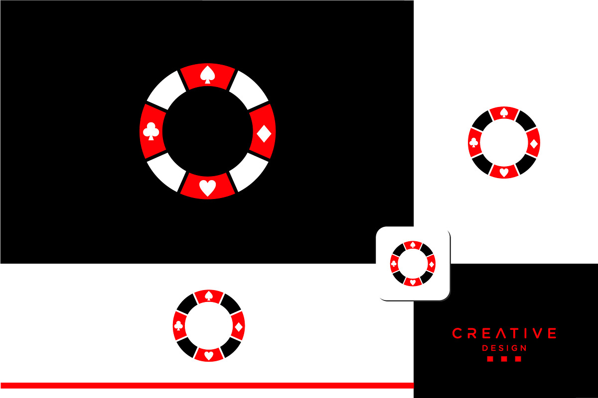 Poker card logo design vector design, a Branding & Logo Template by art_creater (Photo 1 of 2)