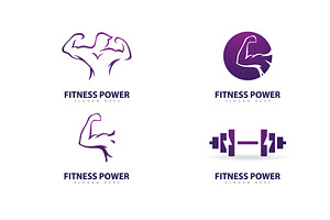 Gym Logo Design Template, Fitness, a Branding & Logo Template by T.Vooka