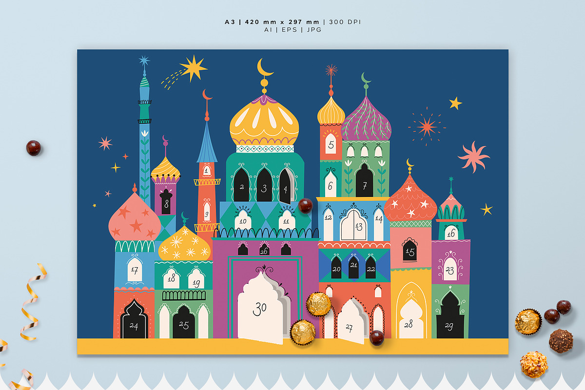 RAMADAN. Illustrations & patterns, a Decorative Illustration by annartdreams (Photo 2 of 11)