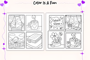 Stress Relief Panel Art Coloring Pag, a Decorative Illustration by Coco Bloom (Thumbnail 3 of 4)