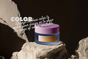 Cosmetic Jar Mockup On Stone, a Packaging Mockup by McLittle Stock (Thumbnail 4 of 4)