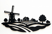 Dutch Windmill Field Set, an Illustration by jahid234 (Thumbnail 4 of 10)