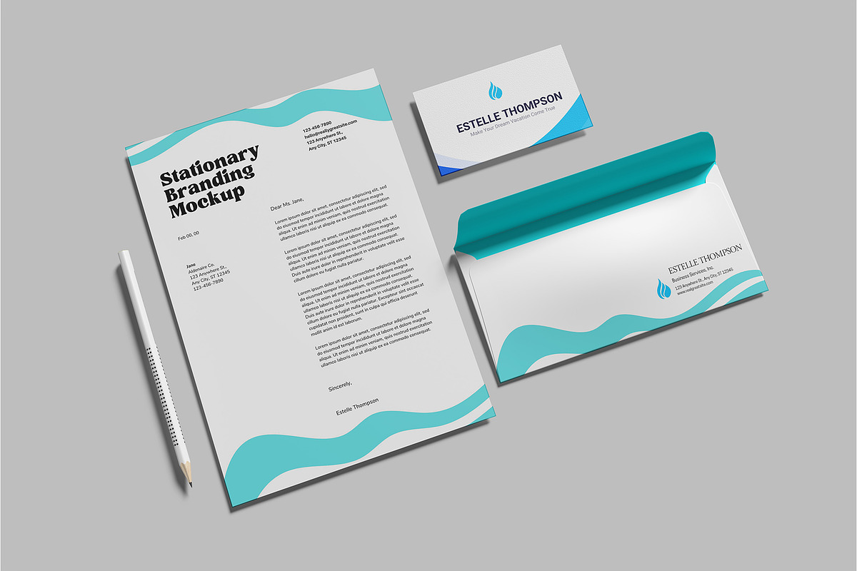 Stationery Branding Mockup, a Product Mockup by Bangdastudio (Photo 7 of 11)