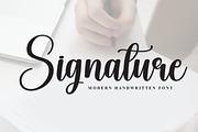 Signature | Script Font, a Handwritten Font by Scratchones (Thumbnail 1 of 8)