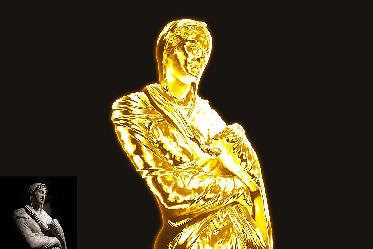 Chrome Metal Effect fx Photoshop Act, an Action Add-On by Studio Retouch (Photo 15 of 17)