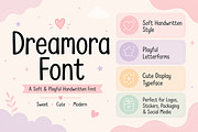 Dreamora – Handwritten Display Font, a Handwritten Font by Wow Magic (Thumbnail 6 of 6)