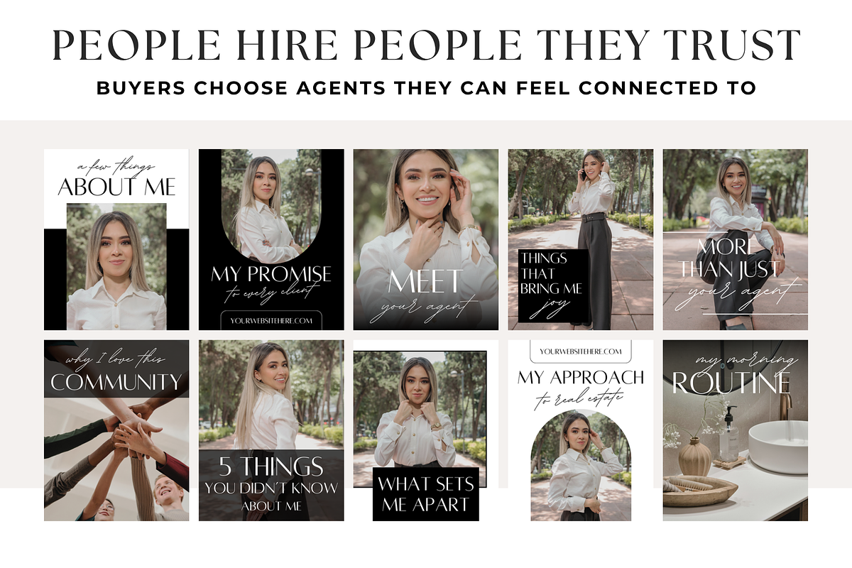 Real Estate Instagram Templates, a Social Media Template by BrandhavenStudio (Photo 6 of 10)