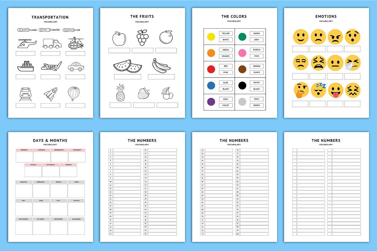 2025-26 Language Learning Planner, a Stationery Template by Designmela01 (Photo 5 of 6)