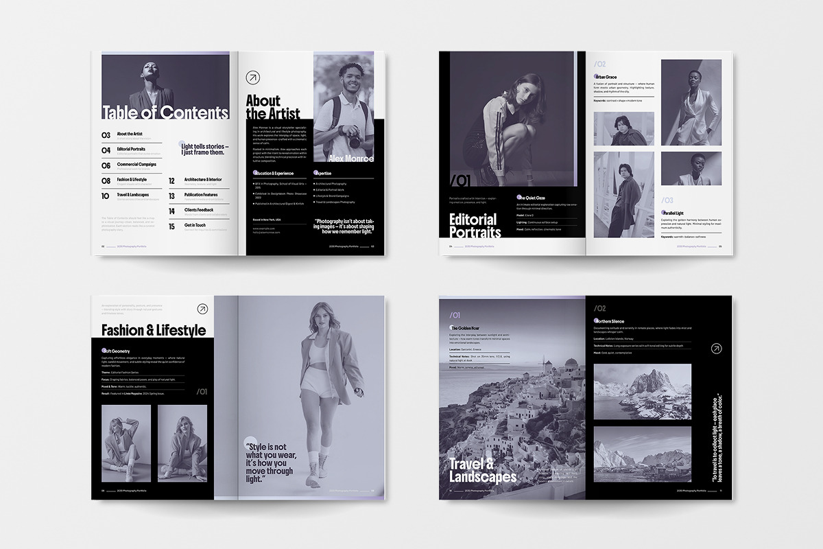 Photography Portfolio Brochure, a Brochure Template by twinstd (Photo 5 of 6)