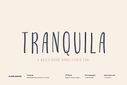 Tranquila Handwritten Font Family, a Script Font by alpercakici (Thumbnail 1 of 15)