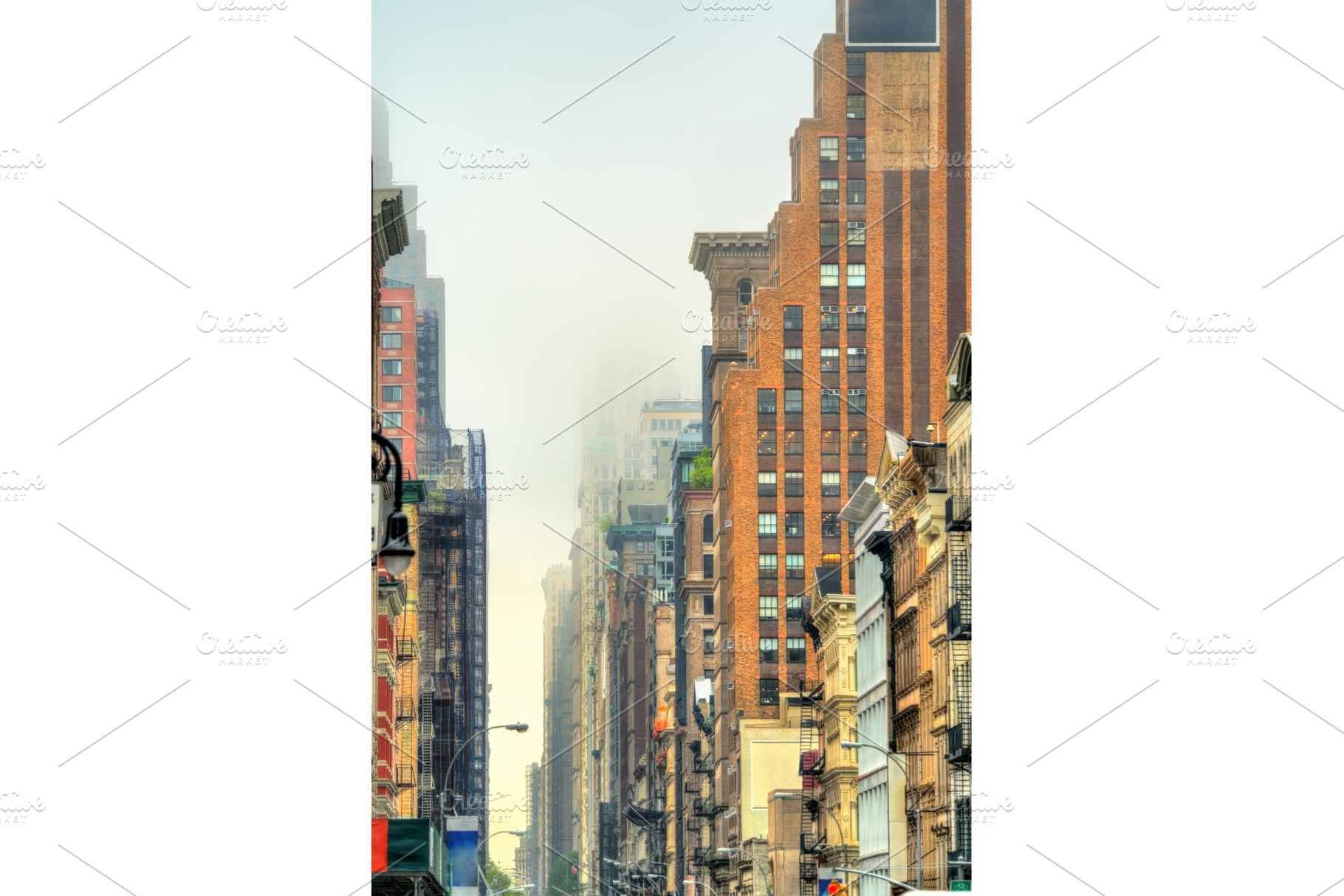 Old buildings on broadway in new york city featuring broadway, manhattan, and, an Architecture Photo by Leonid Andronov
